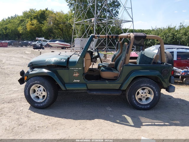 Продажа на аукционе авто 2000 Jeep Wrangler Sahara, vin: 1J4FA59SXYP701568, номер лота: 45765053