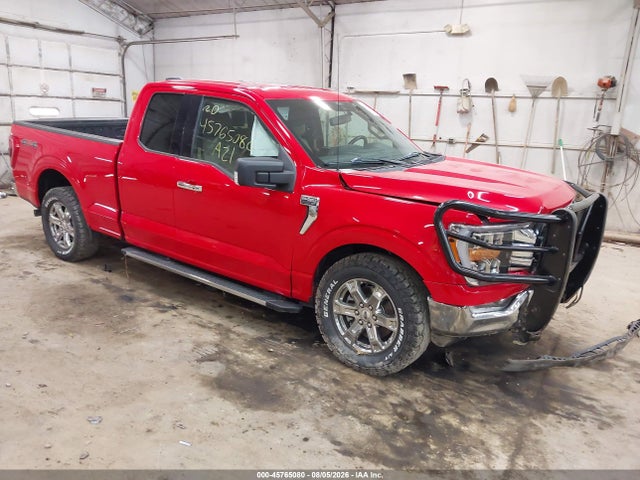 45765080 :رقم المزاد ، 1FTEX1EB7MKD05443 vin ، 2021 Ford F-150 Xlt مزاد بيع