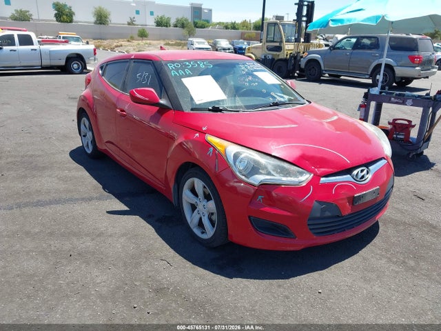 Aukcja sprzedaży 2013 Hyundai Veloster Base W/black, vin: KMHTC6AD4DU115624, numer aukcji: 45765131