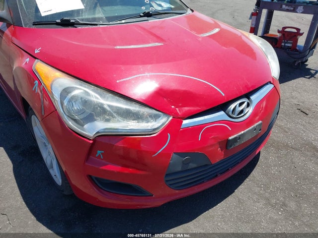 Aukcja sprzedaży 2013 Hyundai Veloster Base W/black, vin: KMHTC6AD4DU115624, numer aukcji: 45765131