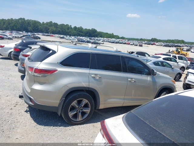 Продажа на аукционе авто 2016 Toyota Highlander Limited Platinum V6, vin: 5TDYKRFH4GS168570, номер лота: 45765136