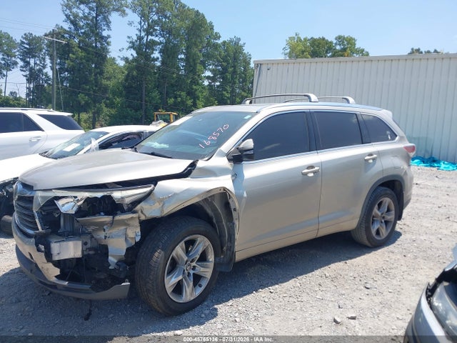 Продажа на аукционе авто 2016 Toyota Highlander Limited Platinum V6, vin: 5TDYKRFH4GS168570, номер лота: 45765136