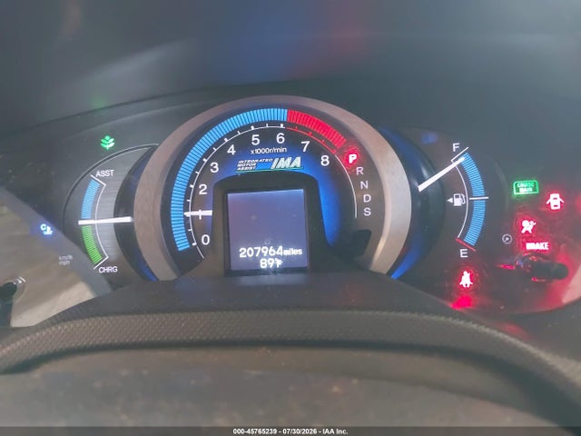 2010 Honda Insight Ex მანქანა იყიდება აუქციონზე, vin: JHMZE2H76AS006816, აუქციონის ნომერი: 45765239