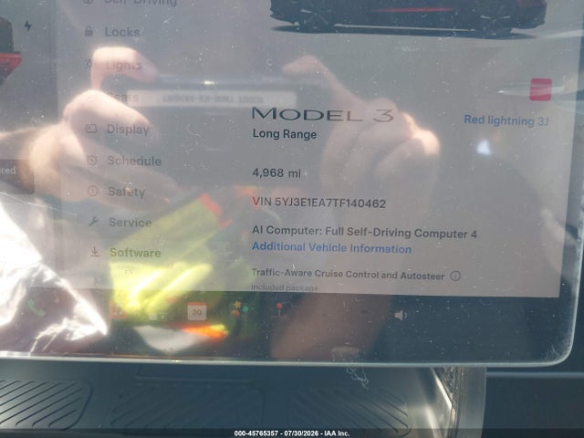5YJ3E1EA7TF140462 Tesla Model 3 Premium Rear-wheel Drive/rear-wheel Drive