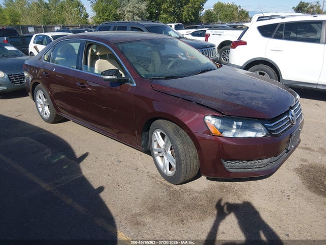 Auction sale of the 2014 Volkswagen Passat 2.0l Tdi Se, vin: 1VWBN7A35EC068096, lot number: 45765362