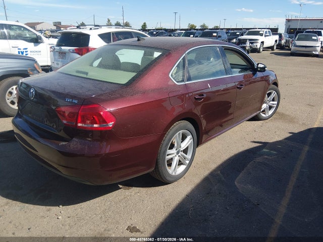 Aukcja sprzedaży 2014 Volkswagen Passat 2.0l Tdi Se, vin: 1VWBN7A35EC068096, numer aukcji: 45765362