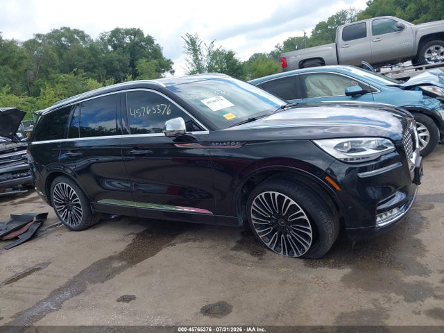 45765376 :رقم المزاد ، 5LM5J9XC3NGL20895 vin ، 2022 Lincoln Aviator Black Label مزاد بيع