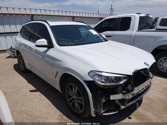 45765389 :رقم المزاد ، 5UXTY5C05M9E63656 vin ، 2021 Bmw X3 Xdrive30i مزاد بيع