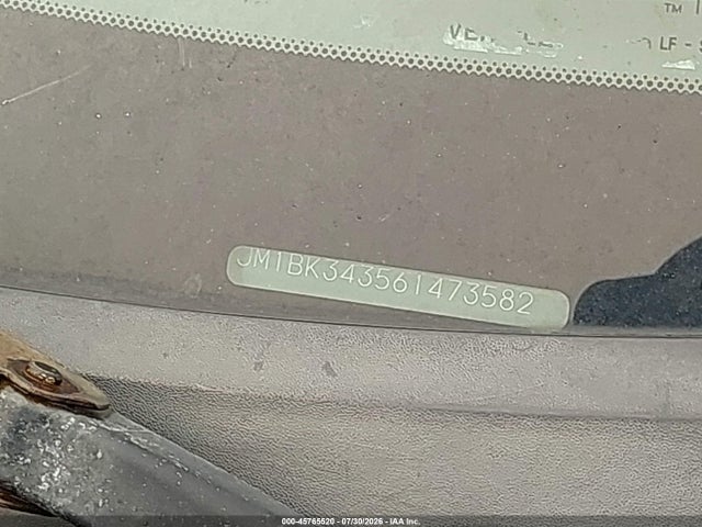 Продаж на аукціоні авто 2006 Mazda Mazda3 S Touring, vin: JM1BK343561473582, номер лоту: 45765520
