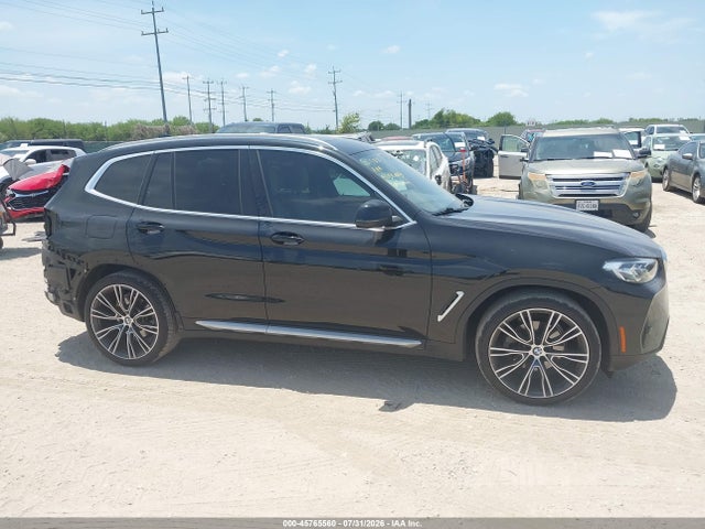 45765560 :رقم المزاد ، WBX47DP09NN172020 vin ، 2022 Bmw X3 Sdrive30i مزاد بيع