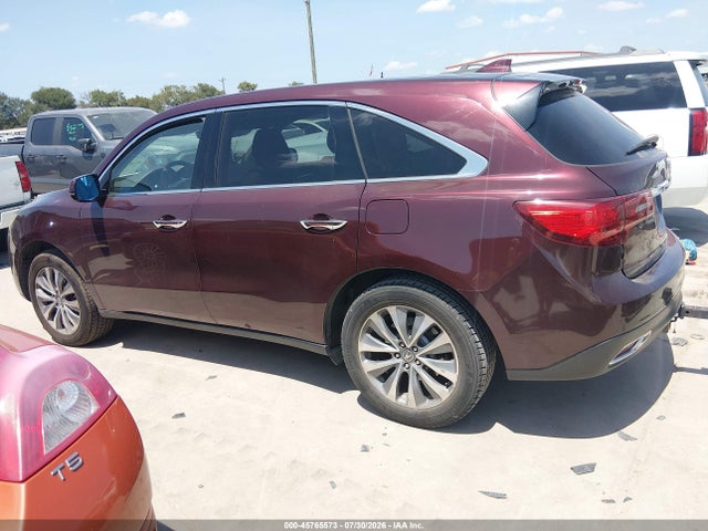 Продаж на аукціоні авто 2016 Acura Mdx Technology   Acurawatch Plus Packages/technology Package, vin: 5FRYD3H46GB013121, номер лоту: 45765573