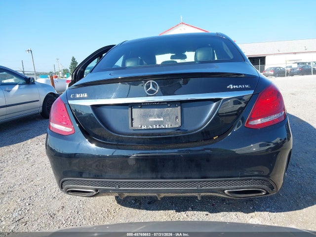 Auction sale of the 2016 Mercedes-benz C 300 Sport 4matic, vin: 55SWF4KB1GU176855, lot number: 45765683