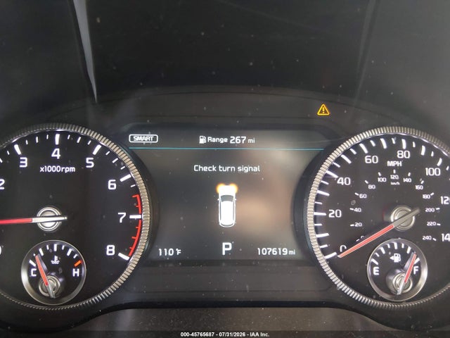 2020 Kia Telluride Sx მანქანა იყიდება აუქციონზე, vin: 5XYP5DHC7LG005362, აუქციონის ნომერი: 45765687