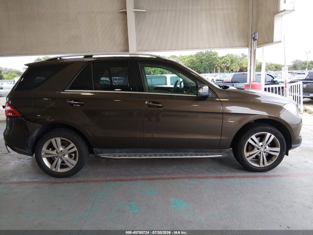 45765724 :رقم المزاد ، 4JGDA5HB6CA025187 vin ، 2012 Mercedes-benz Ml 350 4matic مزاد بيع