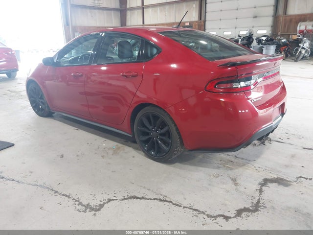 2016 Dodge Dart Gt მანქანა იყიდება აუქციონზე, vin: 1C3CDFEBXGD685145, აუქციონის ნომერი: 45765746