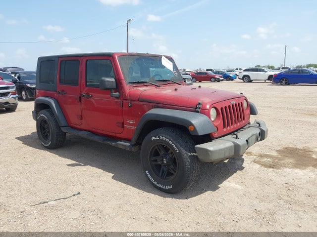 45765839 :رقم المزاد ، 1J4BA5H14AL215116 vin ، 2010 Jeep Wrangler Unlimited Sahara مزاد بيع