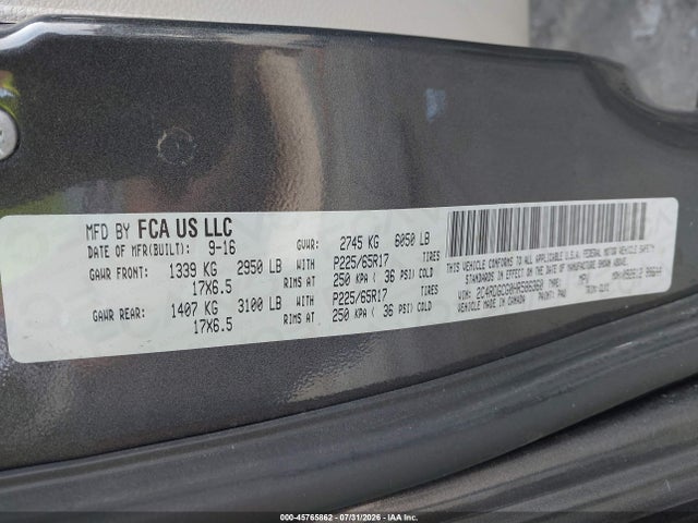 Dodge Grand Caravan Sxt 2017 2C4RDGCG0HR586360 Image 9