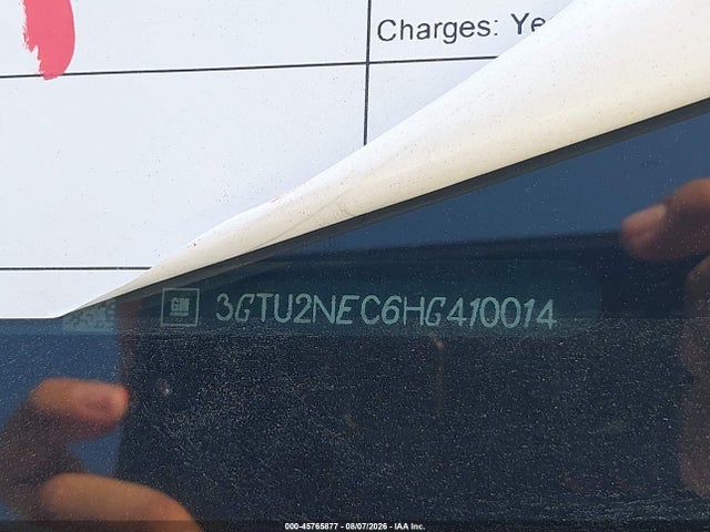 Aukcja sprzedaży 2017 Gmc Sierra 1500 Slt, vin: 3GTU2NEC6HG410014, numer aukcji: 45765877