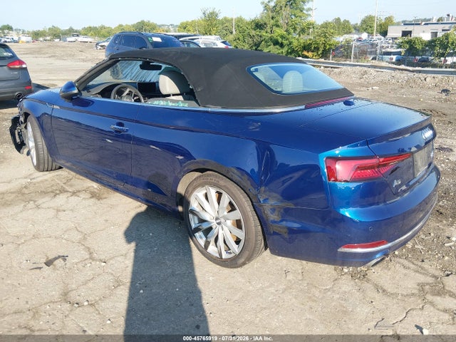 Продажа на аукционе авто 2018 Audi A5 2.0t Premium, vin: WAUYNGF57JN012549, номер лота: 45765919