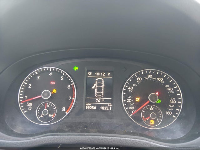 2012 Volkswagen Passat 2.5l Se მანქანა იყიდება აუქციონზე, vin: 1VWBH7A38CC075628, აუქციონის ნომერი: 45765972