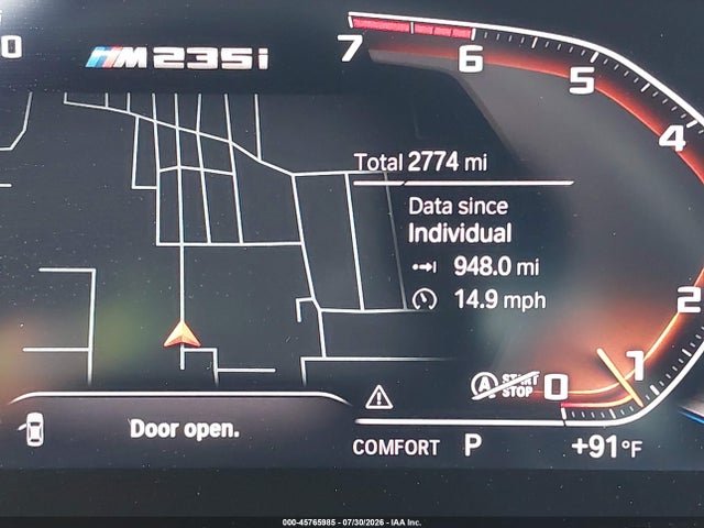 Aukcja sprzedaży 2024 Bmw M235 Gran Coupe I Xdrive, vin: WBA13AL0XR7R84109, numer aukcji: 45765985
