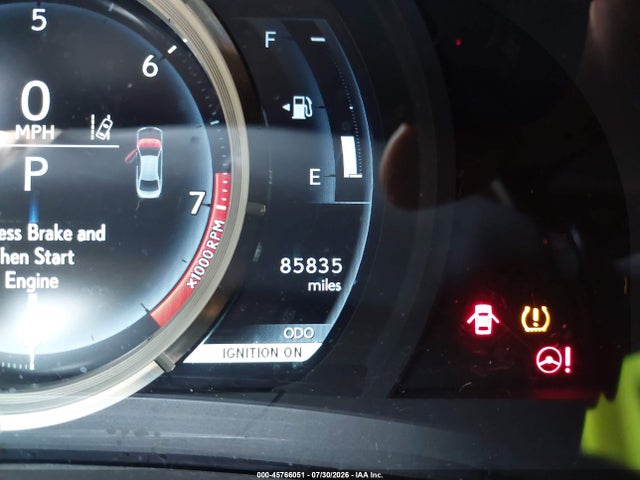 45766051 :رقم المزاد ، JTHGZ1B24L5036577 vin ، 2020 Lexus Is 350 مزاد بيع