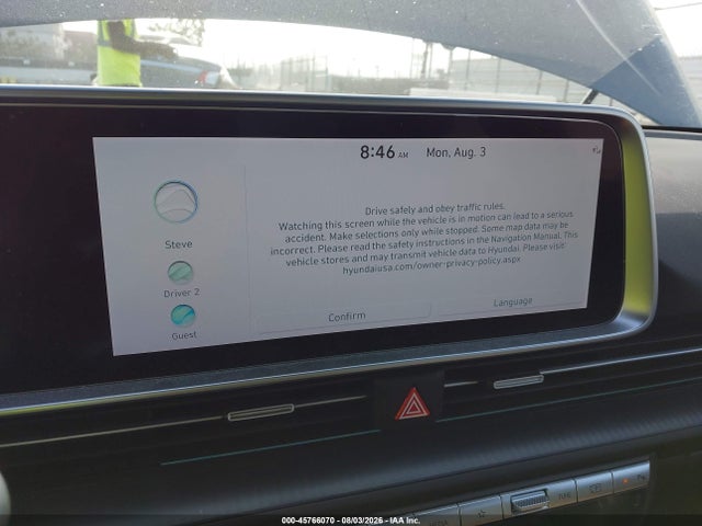 Aukcja sprzedaży 2025 Hyundai Ioniq 6 Limited, vin: KMHM54AA9SA085415, numer aukcji: 45766070