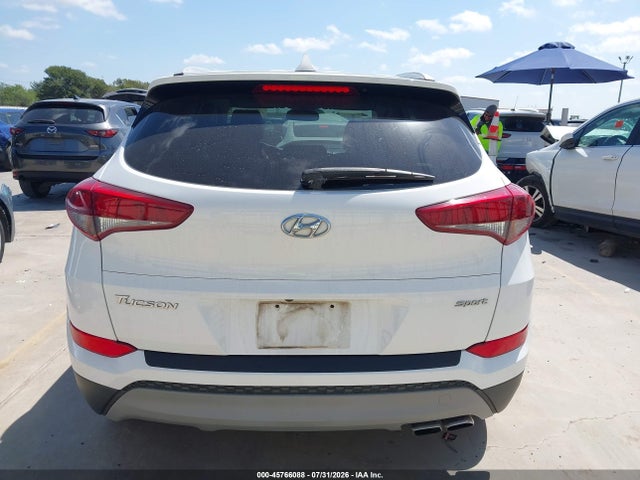 2018 Hyundai Tucson Sport მანქანა იყიდება აუქციონზე, vin: KM8J33AL9JU805605, აუქციონის ნომერი: 45766088