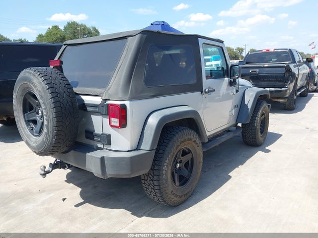 2008 Jeep Wrangler X მანქანა იყიდება აუქციონზე, vin: 1J4FA24198L637429, აუქციონის ნომერი: 45766271