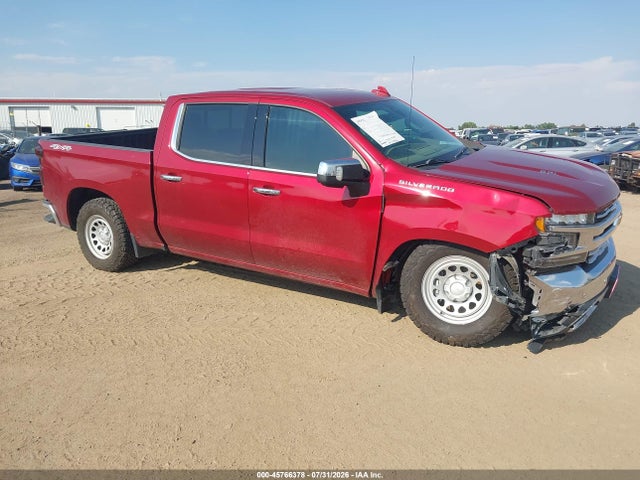2019 Chevrolet Silverado 1500 Ltz მანქანა იყიდება აუქციონზე, vin: 1GCUYGEL6KZ156614, აუქციონის ნომერი: 45766378