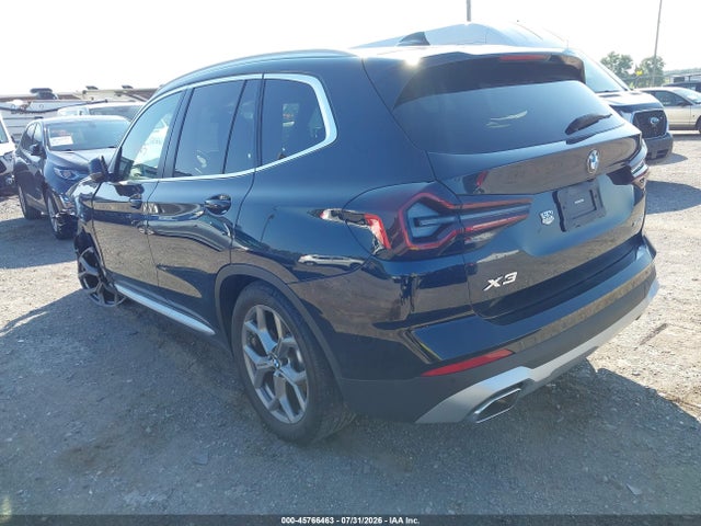 Продажа на аукционе авто 2022 Bmw X3 Xdrive30i, vin: 5UX53DP00N9L95051, номер лота: 45766463