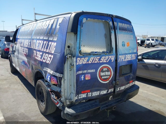 45766531 :رقم المزاد ، 1GCGG29C881221094 vin ، 2008 Chevrolet Express Cargo Van Work Van مزاد بيع