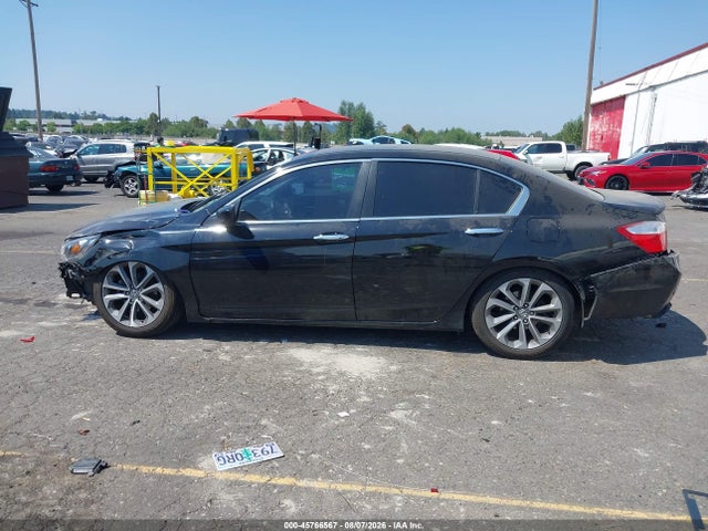 2015 Honda Accord Sport მანქანა იყიდება აუქციონზე, vin: 1HGCR2F56FA272512, აუქციონის ნომერი: 45766567