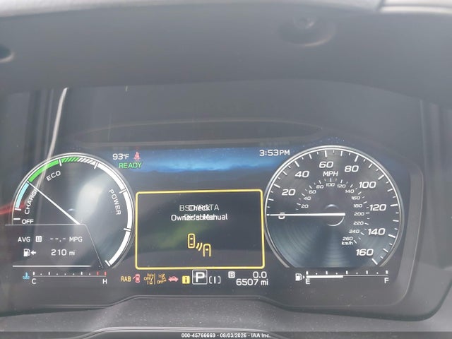 2025 Subaru Forester Touring Hybrid მანქანა იყიდება აუქციონზე, vin: JF2SLSTDXSH450464, აუქციონის ნომერი: 45766669
