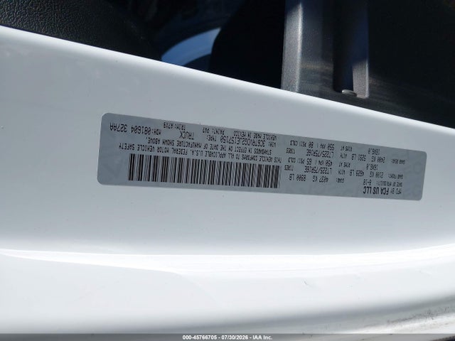 3C6TRVDG2JE157150 RAM Promaster 2500 High Roof 159 Wb
