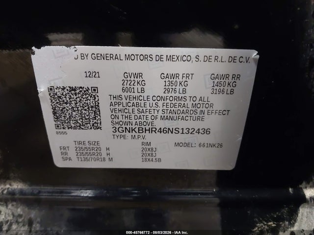 Chevrolet Blazer Awd 2lt 2022 3GNKBHR46NS132436 Image 9