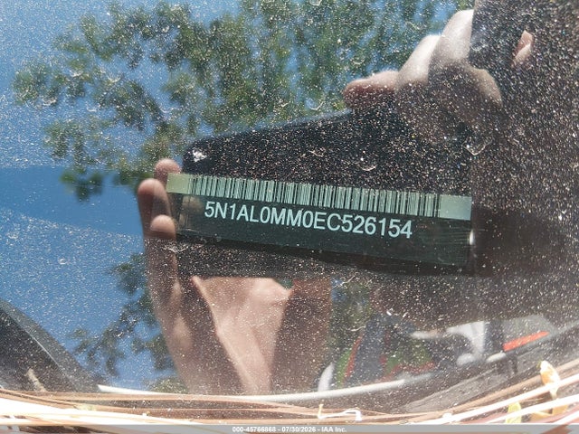 Aukcja sprzedaży 2014 Infiniti Qx60, vin: 5N1AL0MM0EC526154, numer aukcji: 45766868