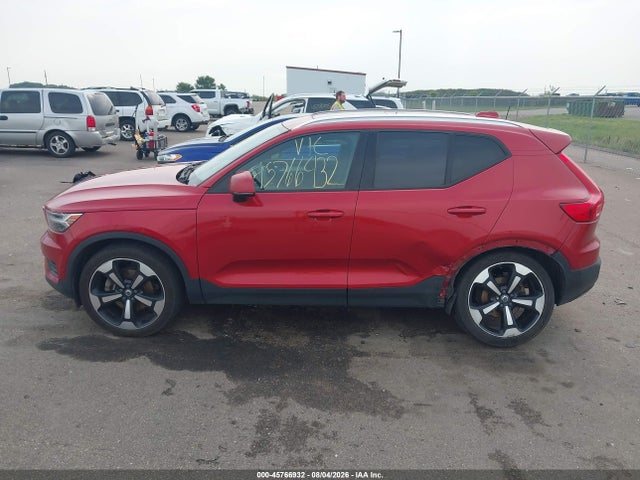 2019 Volvo Xc40 T5 Momentum მანქანა იყიდება აუქციონზე, vin: YV4162UK6K2058144, აუქციონის ნომერი: 45766932