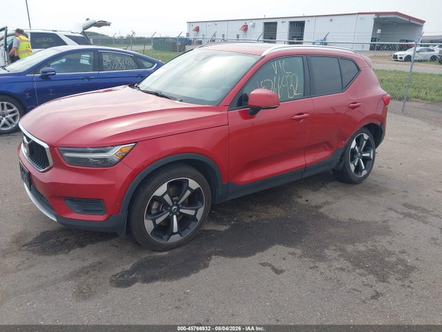 2019 Volvo Xc40 T5 Momentum მანქანა იყიდება აუქციონზე, vin: YV4162UK6K2058144, აუქციონის ნომერი: 45766932