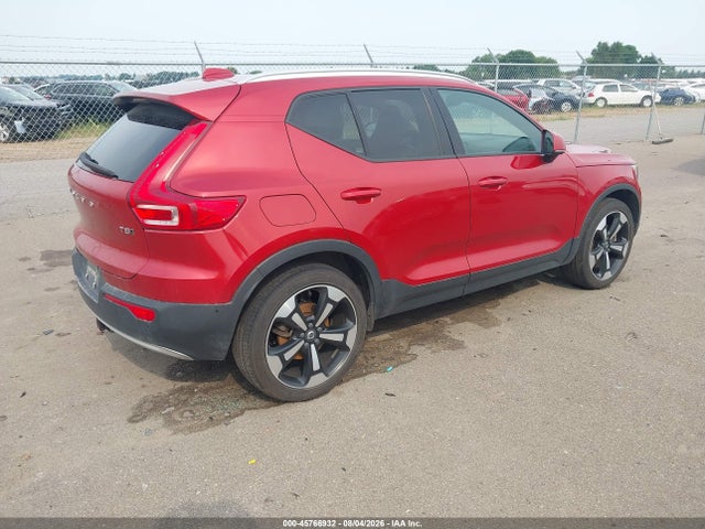 2019 Volvo Xc40 T5 Momentum მანქანა იყიდება აუქციონზე, vin: YV4162UK6K2058144, აუქციონის ნომერი: 45766932