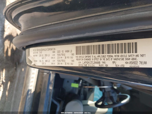 Продажа на аукционе авто 2007 Jeep Wrangler X, vin: 1J4FA24137L204008, номер лота: 45766950