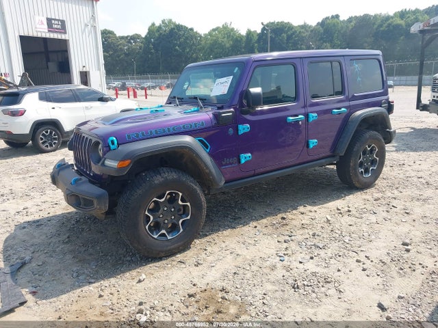 45766952 :رقم المزاد ، 1C4JJXR66PW580783 vin ، 2023 Jeep Wrangler 4xe Rubicon 4x4 مزاد بيع