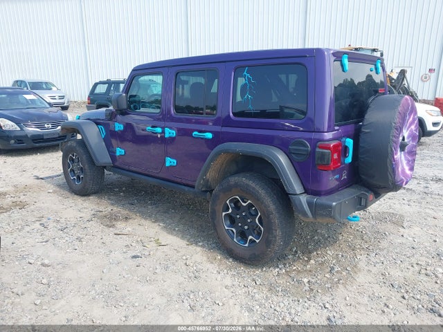 45766952 :رقم المزاد ، 1C4JJXR66PW580783 vin ، 2023 Jeep Wrangler 4xe Rubicon 4x4 مزاد بيع