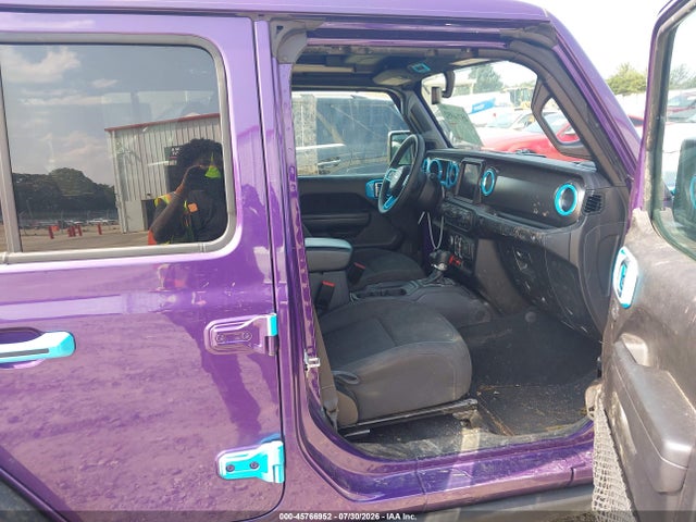 45766952 :رقم المزاد ، 1C4JJXR66PW580783 vin ، 2023 Jeep Wrangler 4xe Rubicon 4x4 مزاد بيع
