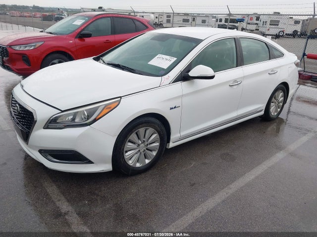 2016 Hyundai Sonata Hybrid Se მანქანა იყიდება აუქციონზე, vin: KMHE24L16GA036531, აუქციონის ნომერი: 45767031