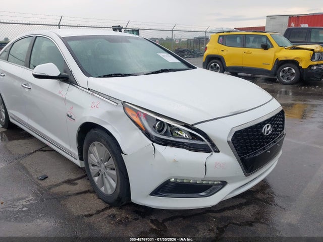 2016 Hyundai Sonata Hybrid Se მანქანა იყიდება აუქციონზე, vin: KMHE24L16GA036531, აუქციონის ნომერი: 45767031