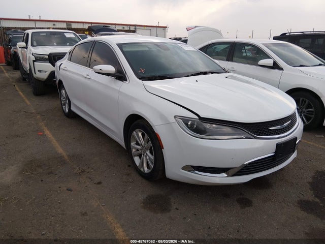 2015 Chrysler 200 Limited მანქანა იყიდება აუქციონზე, vin: 1C3CCCAB5FN742318, აუქციონის ნომერი: 45767062