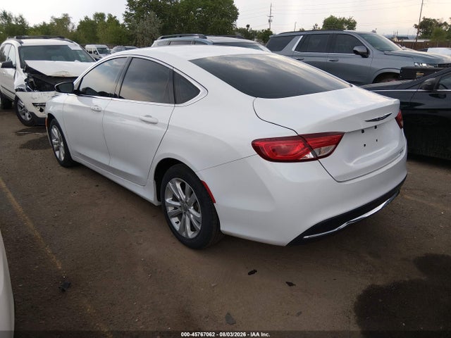 2015 Chrysler 200 Limited მანქანა იყიდება აუქციონზე, vin: 1C3CCCAB5FN742318, აუქციონის ნომერი: 45767062