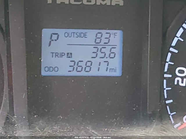 45767076 :رقم المزاد ، 5TFRX5GN7GX056892 vin ، 2016 Toyota Tacoma Sr مزاد بيع