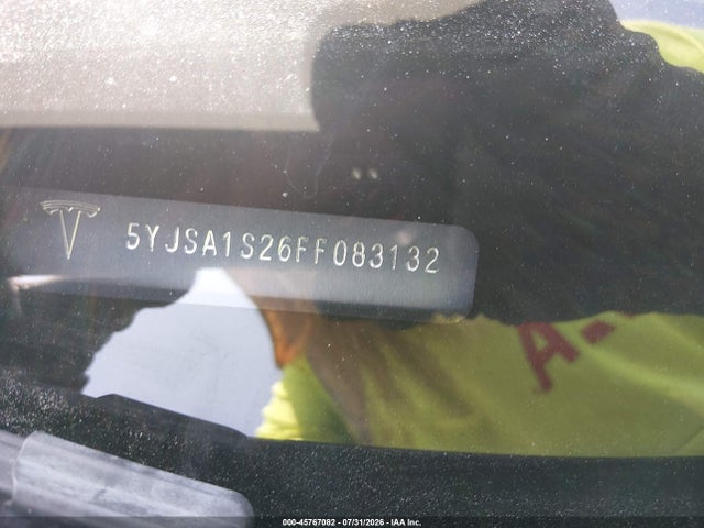 Aukcja sprzedaży 2015 Tesla Model S 70d/85d/p85d, vin: 5YJSA1S26FF083132, numer aukcji: 45767082